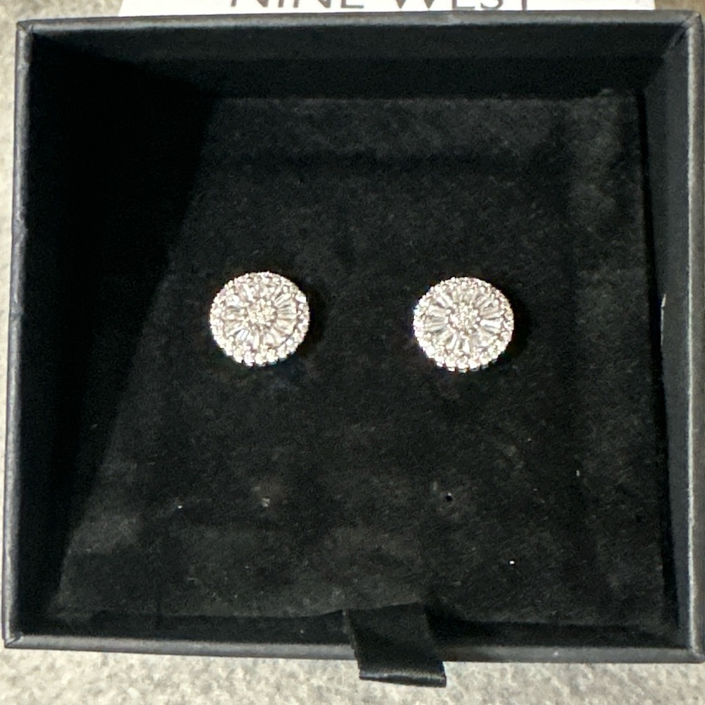 Nine West Silver-tone Stud Earrings